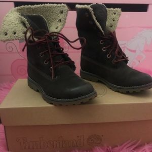 Girls Super High Timberlands